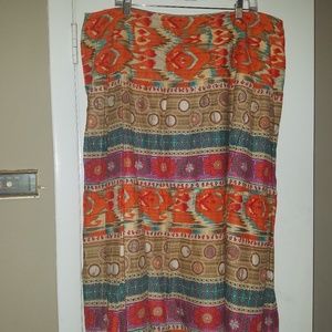 Evan Picone Sz 20W Peasant Skirt